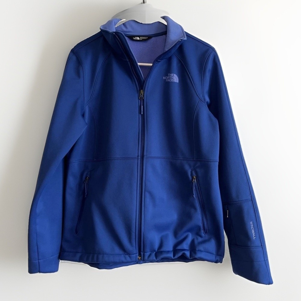 The North Face Windwall Jacket Womens Medium Softshell Full Zip Fleece Lined